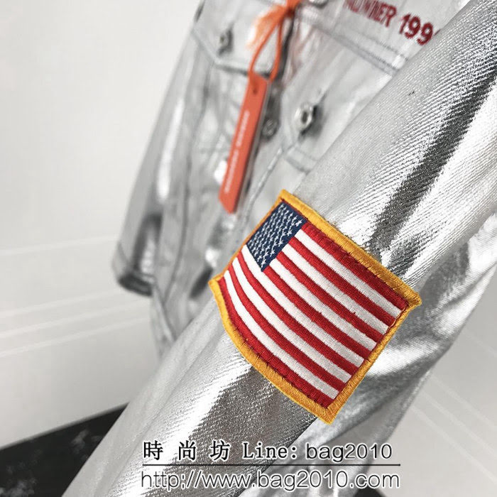 Heron Preston x NASA聯名款 美國太空宇航員系列 18秋冬新款 牛仔夾克 情侶款 ydi1312